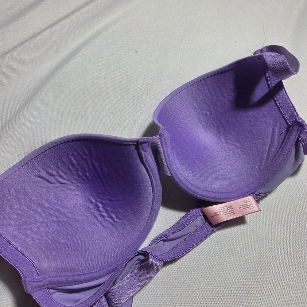 Juicy Couture‎ Intimates Purple Logo Strap T-Shirt Bra 34B 4603-65